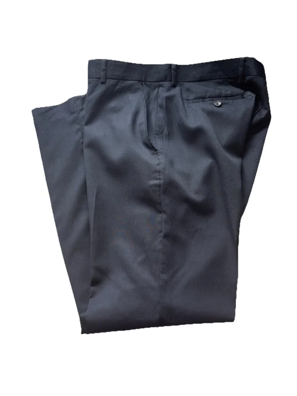 Banana Republic Black Marzotto Wool Pants Men Marked 34 x 34”-Measured 35” x 44”
